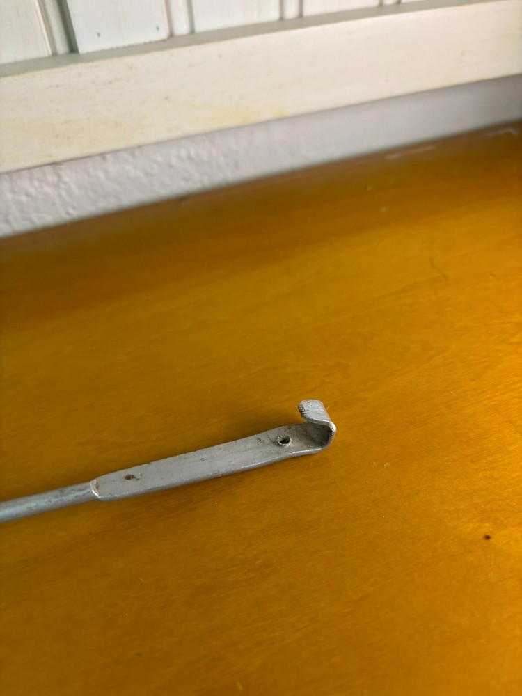 small vintage aluminum strainer