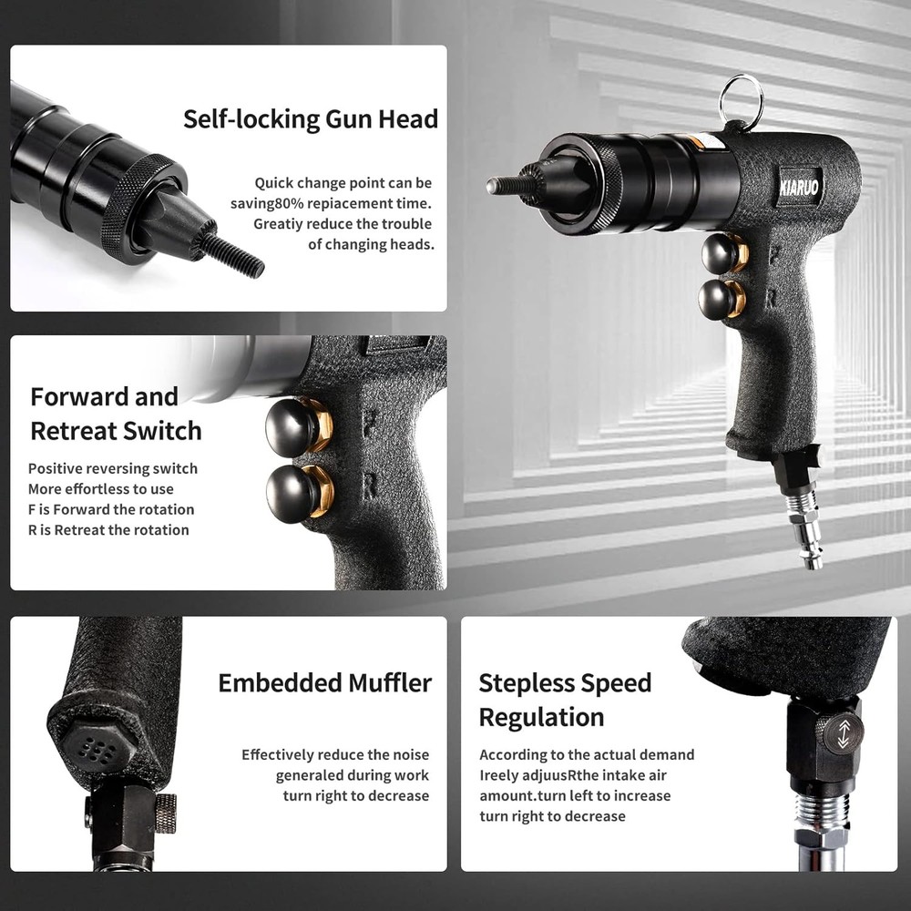 Pneumatic Rivet Nut Gun Industrial