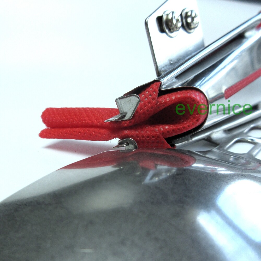 CoverStitch Machine Binder Double-Fold Binding Attachment For Flatbed Machine