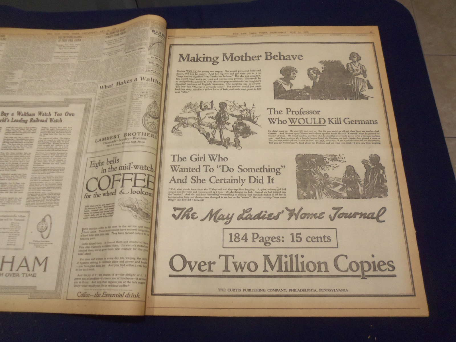 1919 MAY 14 NEW YORK TIMES - LENIN REJECTS FEEDING PROJECT - NT 9247