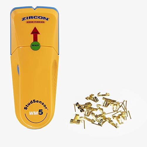 Zircon StudSensor WM5 Edge Finding Stud Finder with Picture Hanging Kit