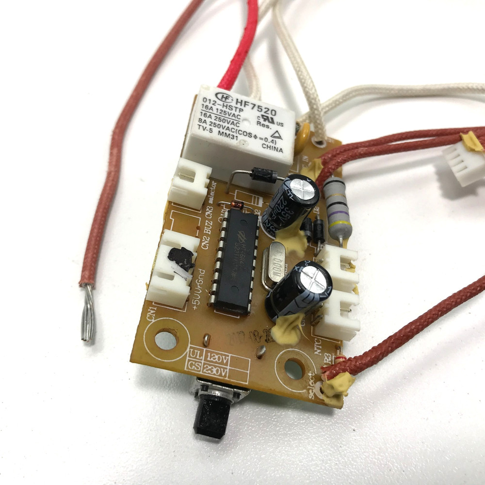 Cuisinart Griddler GR-4N(TK) GR-4N PCB CIRCUIT BOARD & SWITCHES for Dial Knobs