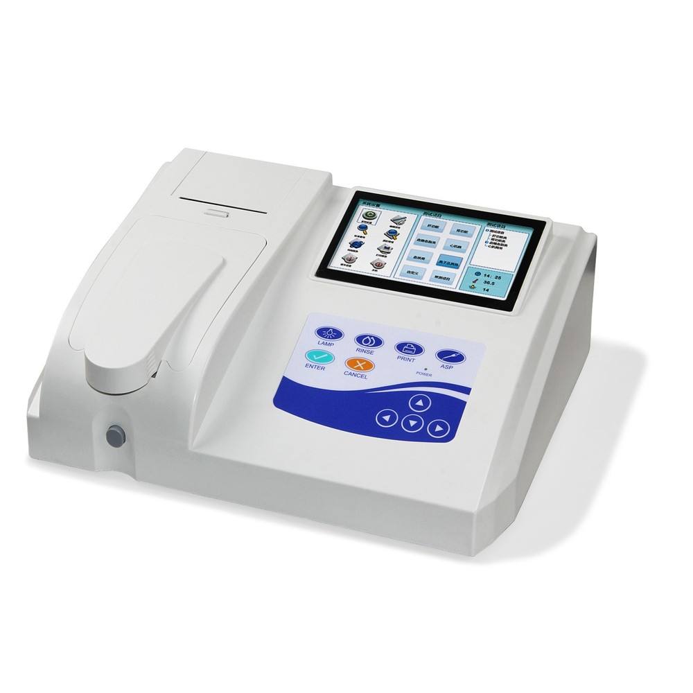 Semi-auto Biochemistry Blood Analyzer Touch Screen Multi-Parameter Printer