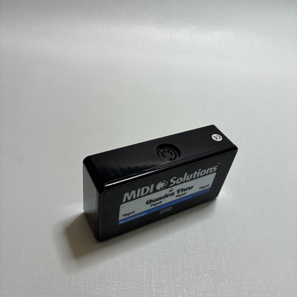 MIDI Solutions QUADRA THRU 4-output Active MIDI Thru Box