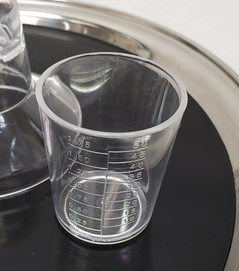 16 oz. Martini Boston CLEAR BAR SHAKER 3-Piece Cocktail Mixer & Measuring Jigger