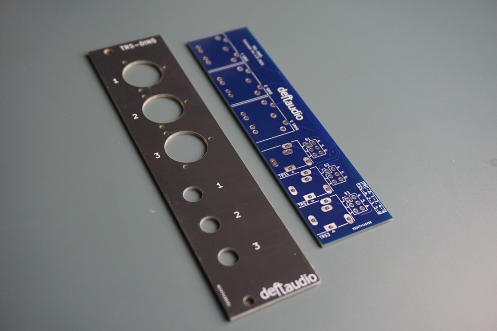 Eurorack MIDI TRS-DIN5 3x3 adapter kit only