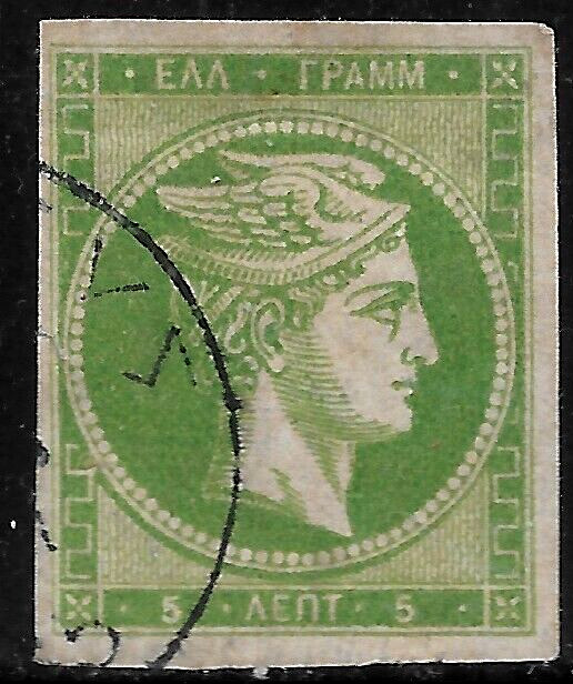 1861🔥GREECE SC#3🔥HERMES.Used
