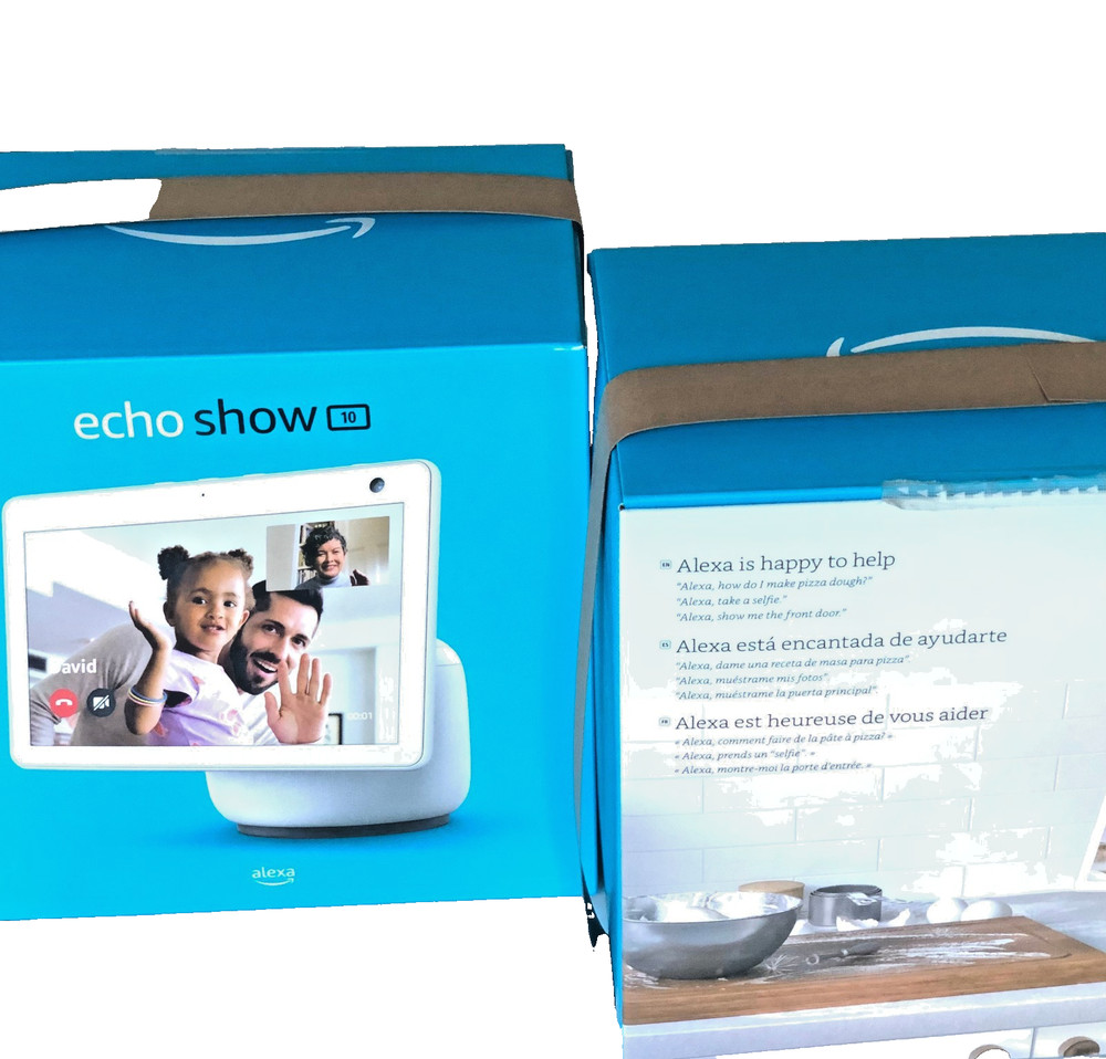 New Amazon Echo Show 10 (3rd Gen.)  - Glacier White in Original Packaging
