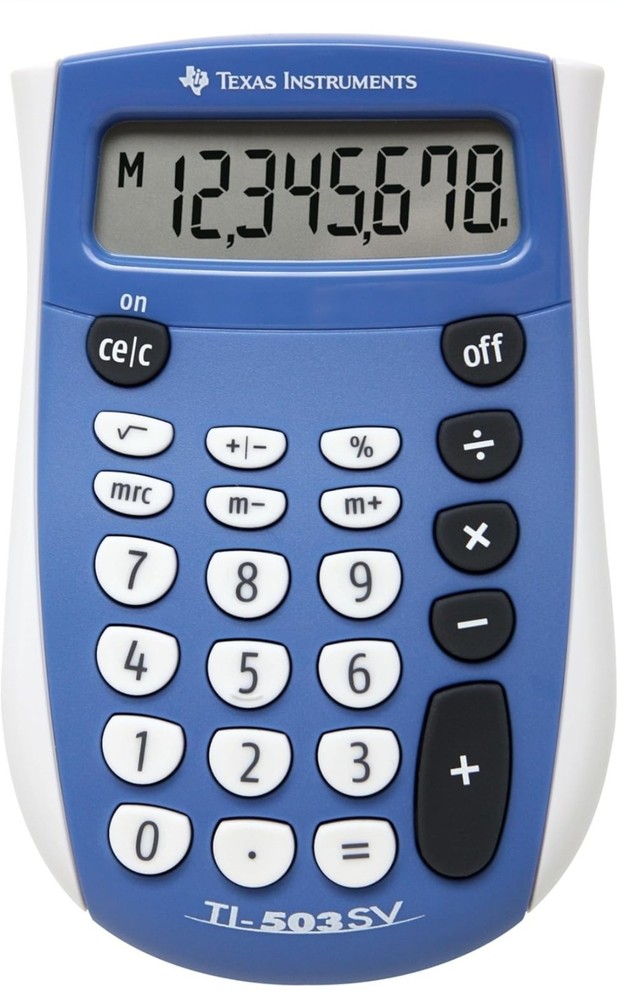 Texas Instruments 503 SV Basic Calculator