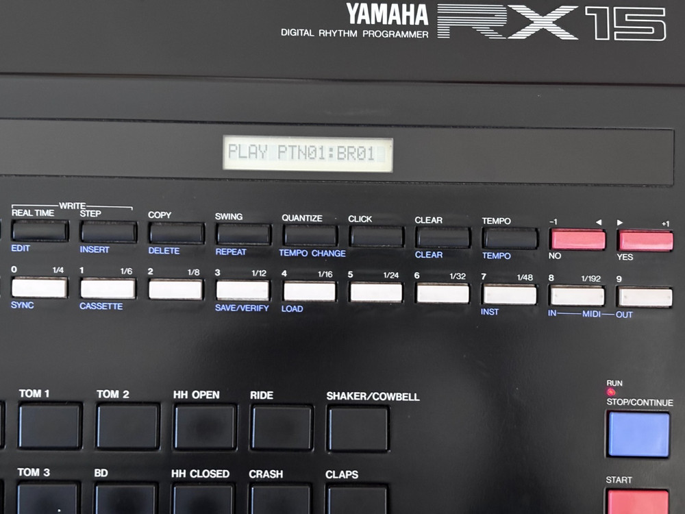 Vintage Yamaha RX15 Digital Rhythm Programmer Drum Machine Excellent Condition