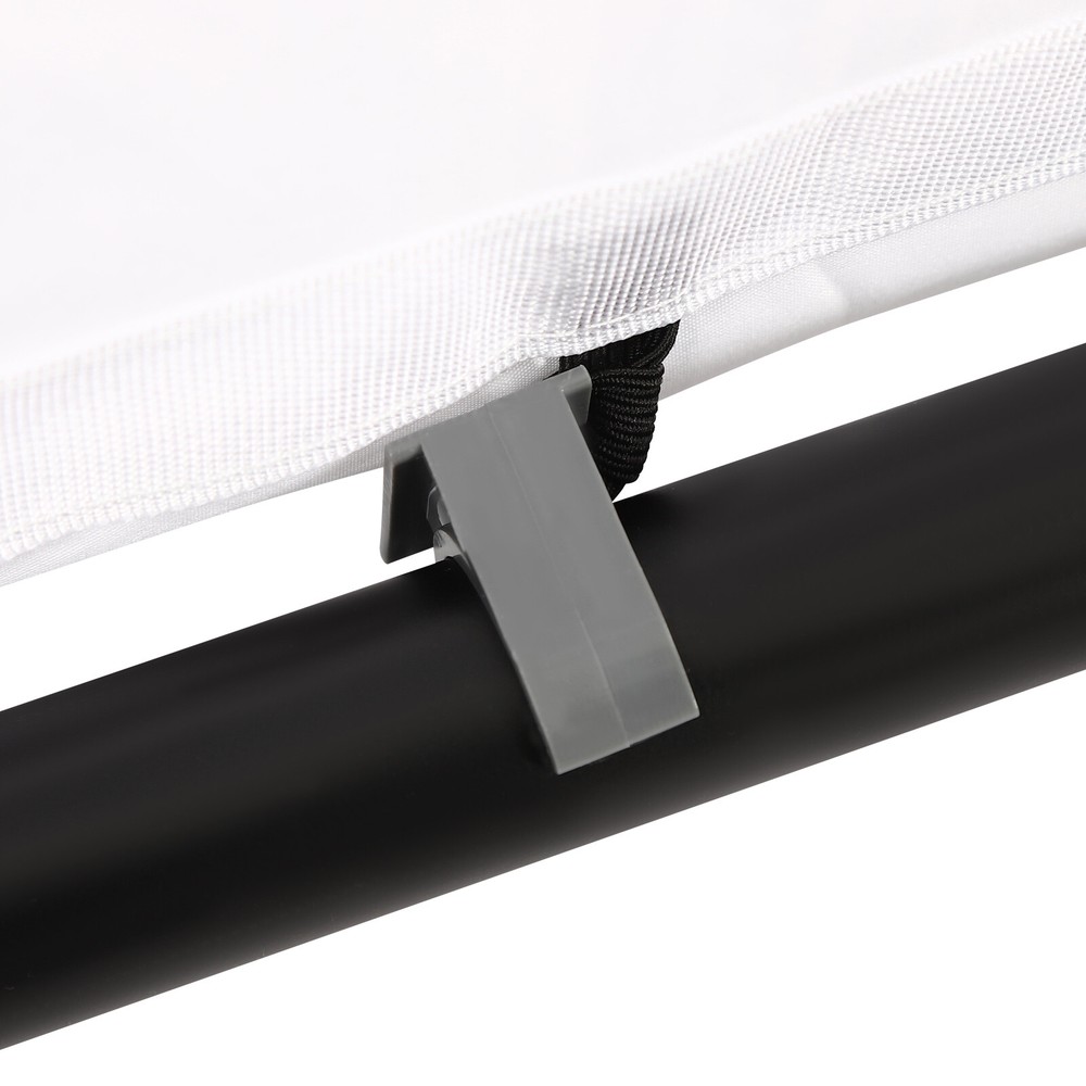 Photography Backdrop Stand With White Cloth Kit For Studio Use