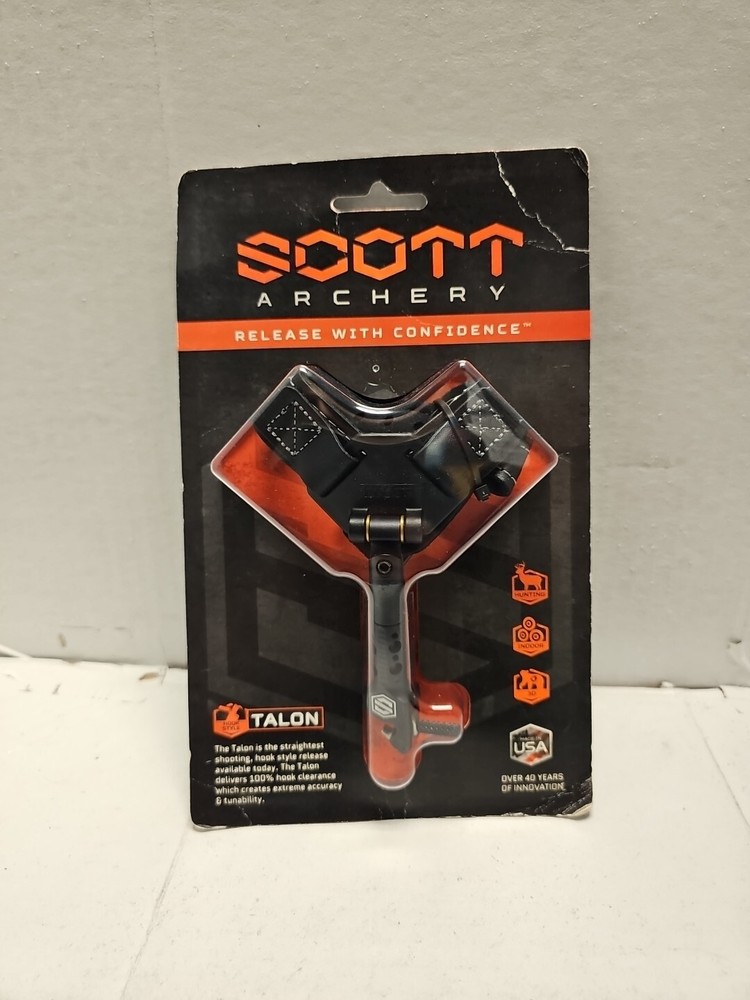 Scott Archery Talon Hook Style Compound Bow Index Finger Release Aid!