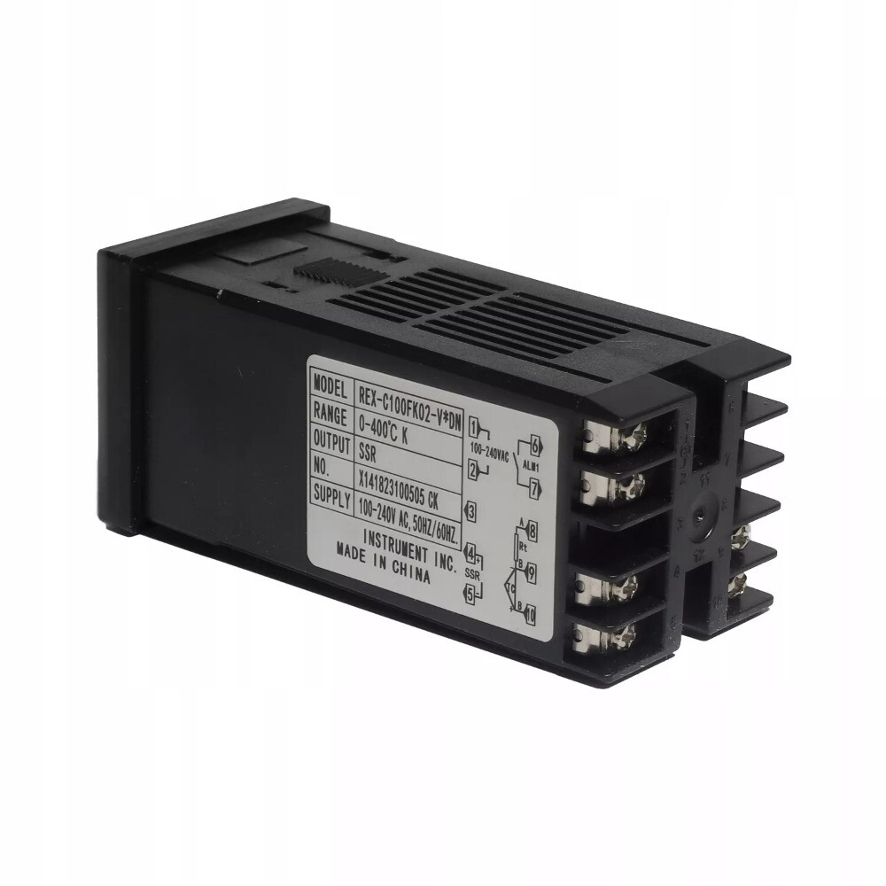 110-240VAC PID REX-C100 Temperature Controller SSR-40A Thermocouple Heat Sink US