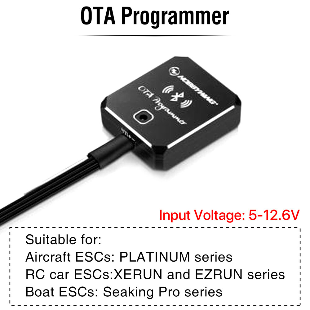 Hobbywing LED Program Card LCD Program Box OTA ESC Programmer for RC Car Boat