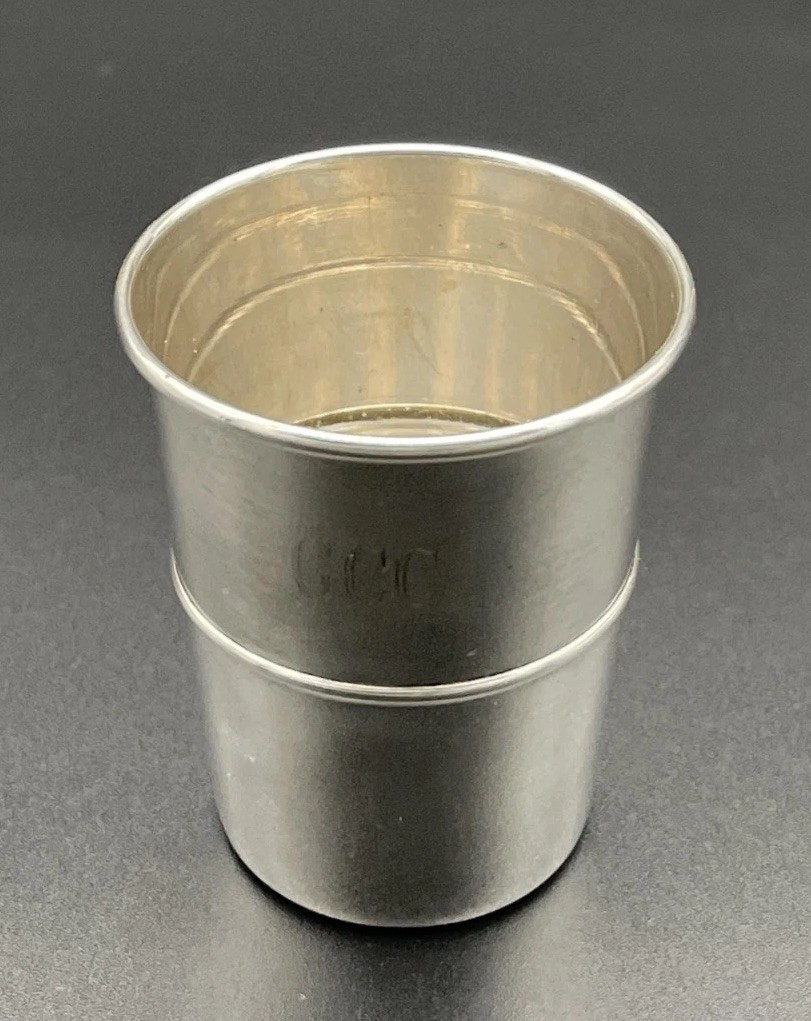 Sterling Silver Shot Glass / Jigger  Reed & Barton X88 Barware  Great Condition