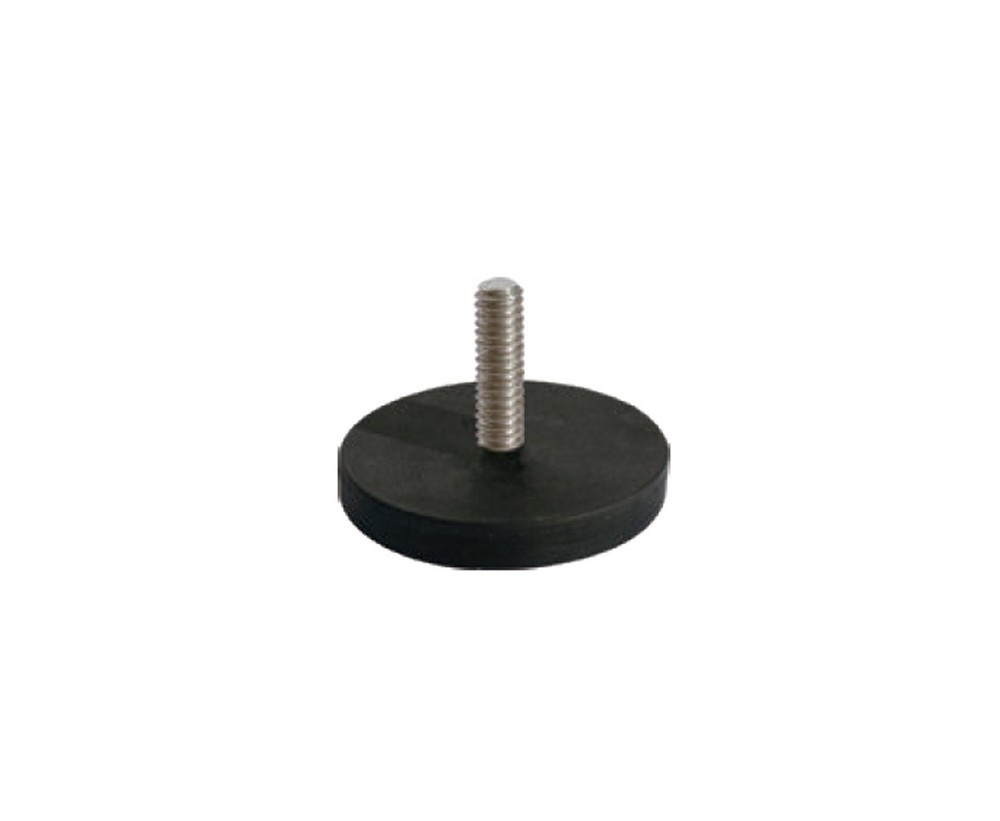 Full Rubber-Covered Sphere Magnet 1/4 x 20 Stud
