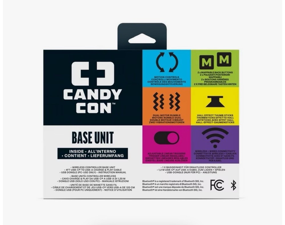 Nintendo Switch CANDY CON Base Unit Customizable Wireless Bluetooth Controller