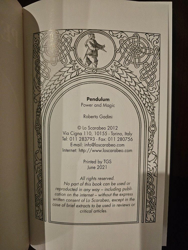 ​Complete Pendulum Divination Bundle - Lo Scarabeo Kit + Richard Webster Book