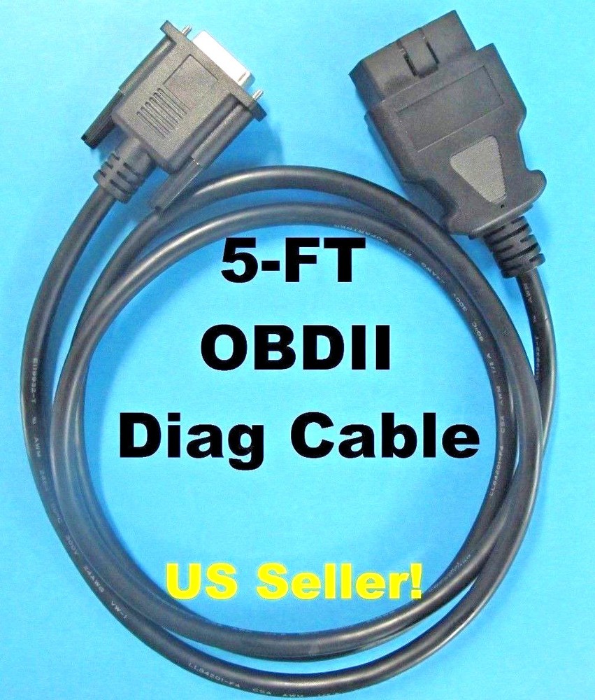 OBDII Cable Compatible with Autel MaxiSys MS905 MS908 & MY908 Wireless Interface