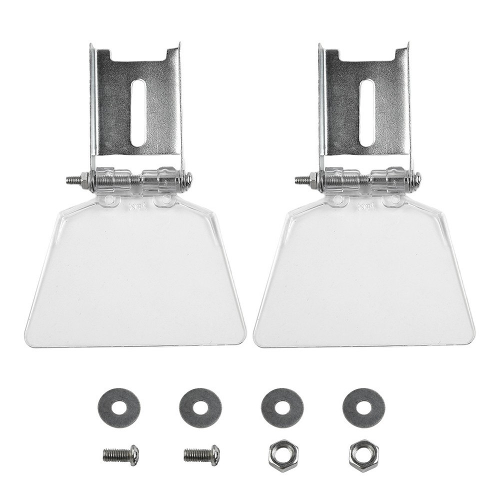 2pcs Replacement Guard Bench Grinder Eye Protection Safety Shields With Bracket