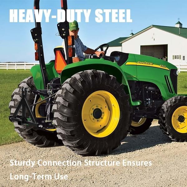 3 Point 3 PT Trailer 2" Receiver Hitch Tow Drawbar Adapter for CAT 1 Tractors US