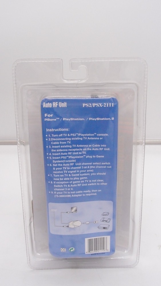 Auto RF TV Switchbox for Sony PS2