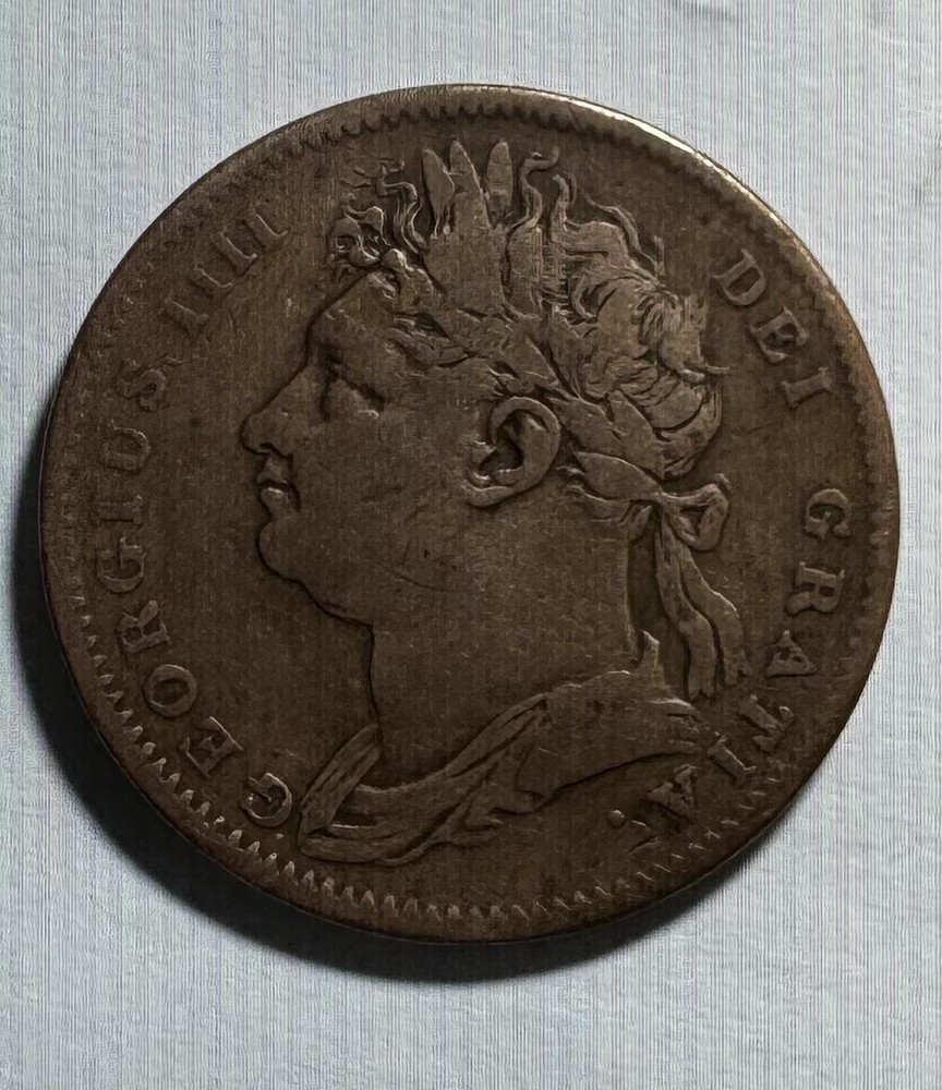 Beautiful Circulated 1825 Great Britain Farthing