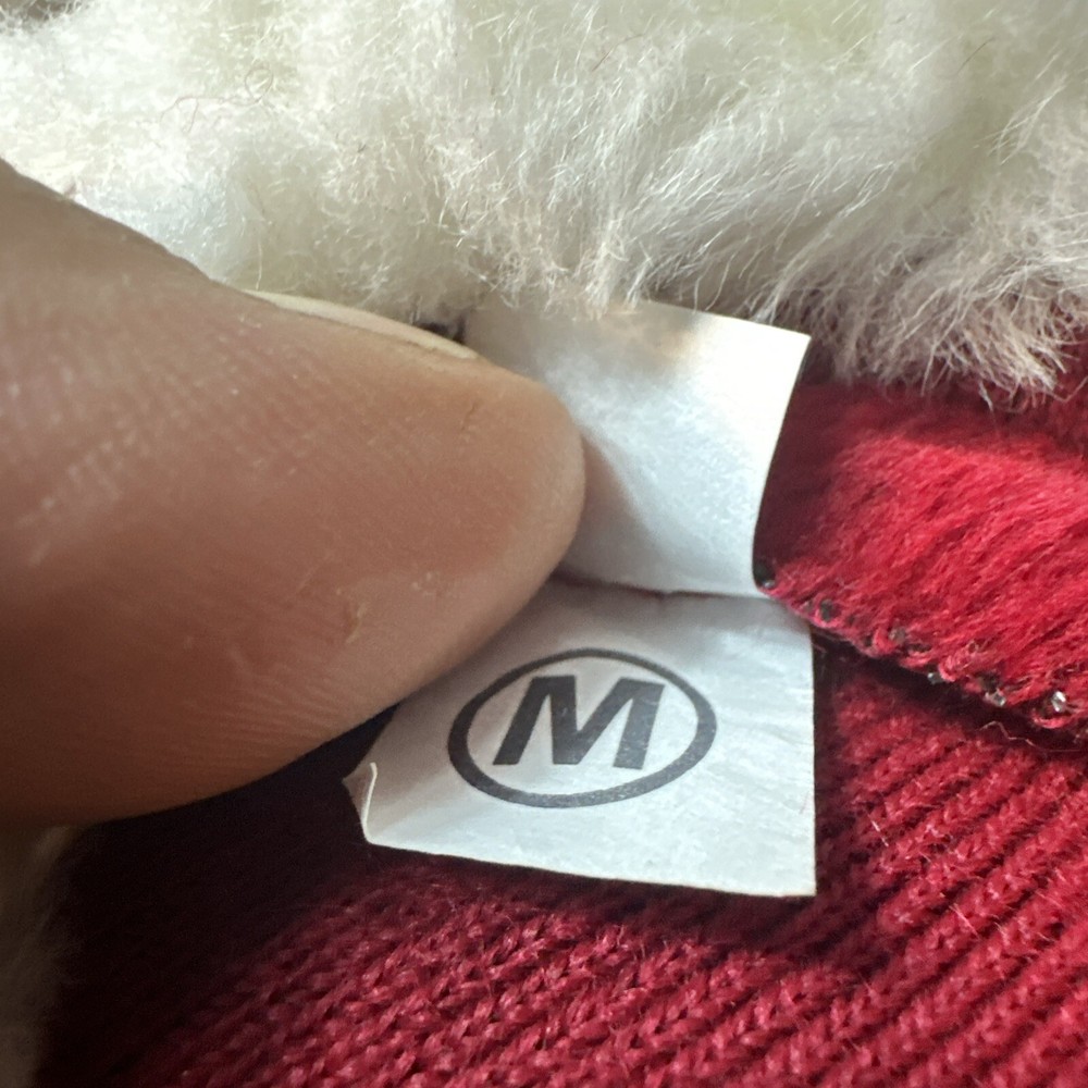 SANTA VELVET HAT. Medium