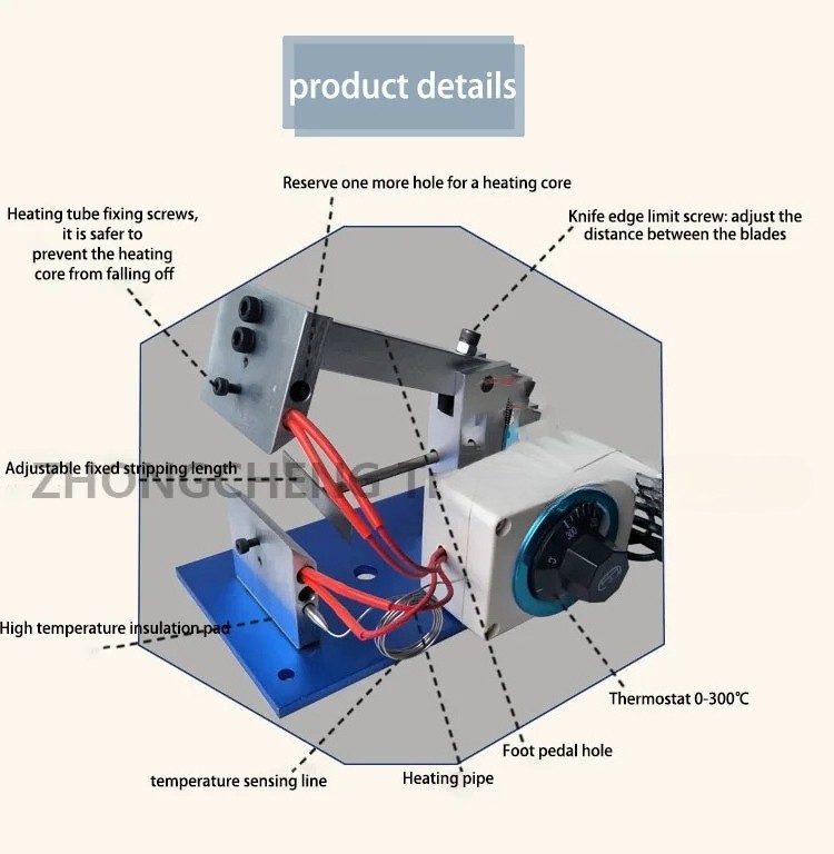 Temperature-regulated Electric Wire Stripping Machine Stripping Machine