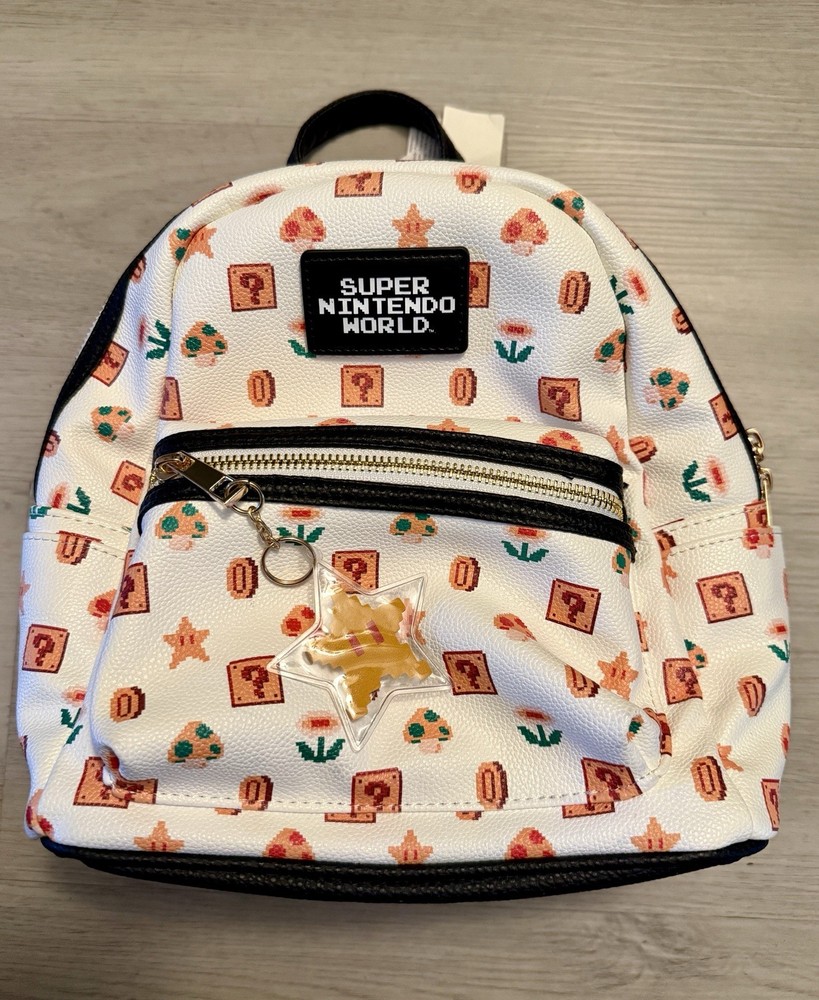 NWT Universal Studios Super Nintendo World 8-Bit Super Mario Mini Backpack