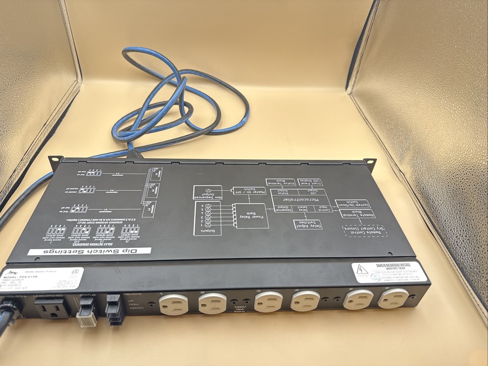Middle Atlantic PDS-615R Power Sequencer - Rack Mounted