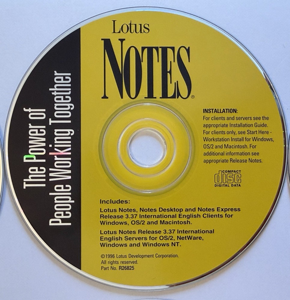 Vintage Lotus Notes CD Lot - 22 CDs from Business Partner Program