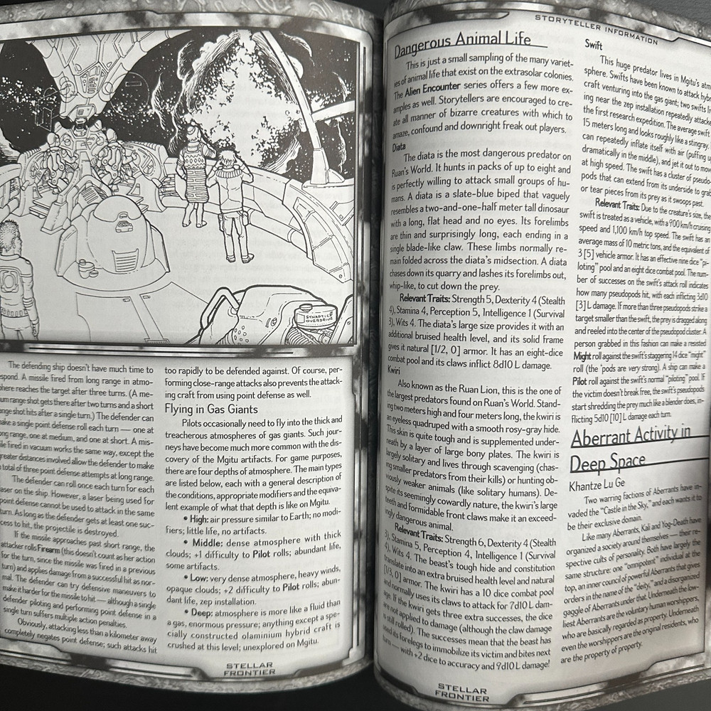 Stellar Frontier PSI Order Upeo WA Macho Extrasolar Space Sourcebook