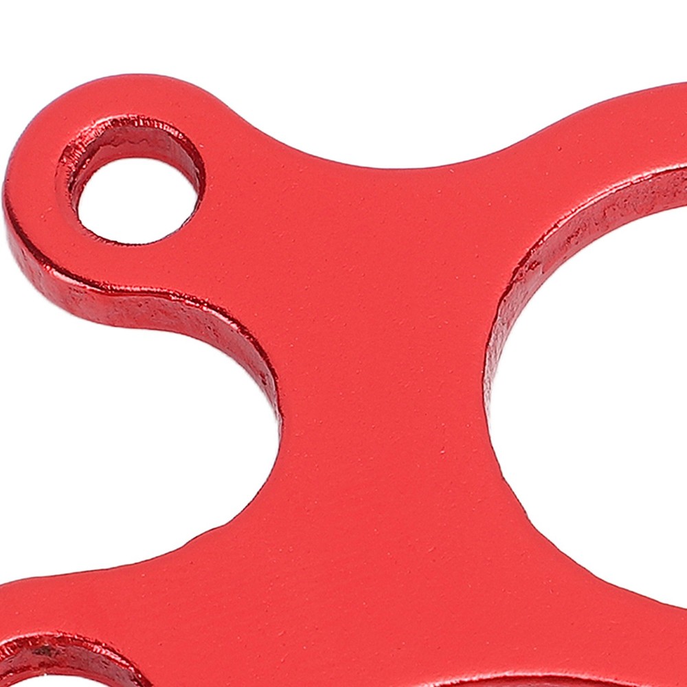 3 Hole Rope Tensioner Guy Line Adjuster For Camping Red