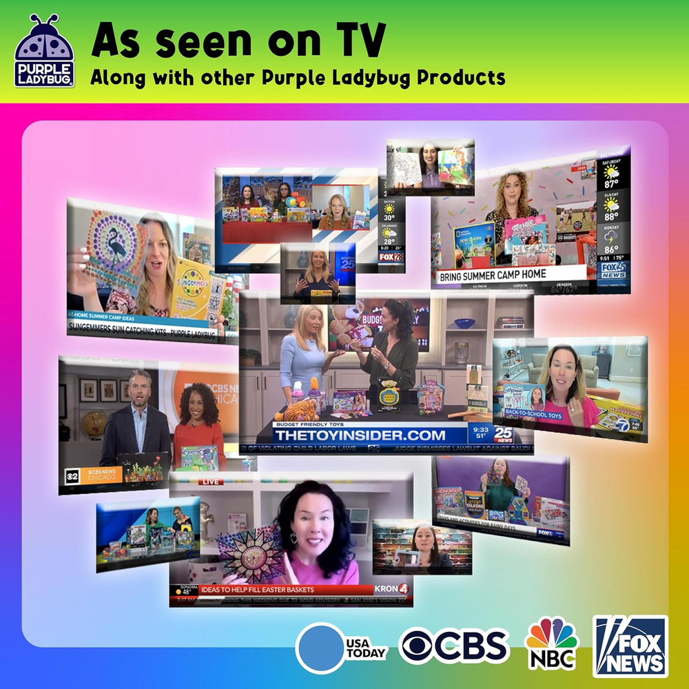 Rainbow Holographic Scratch Art Mini Notes - Kids Easter Basket Stuffers for Tee