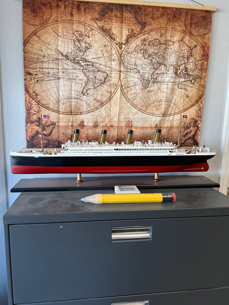 Authentic Models RMS Titanic 39” Large Display Ship Model w/ Stand