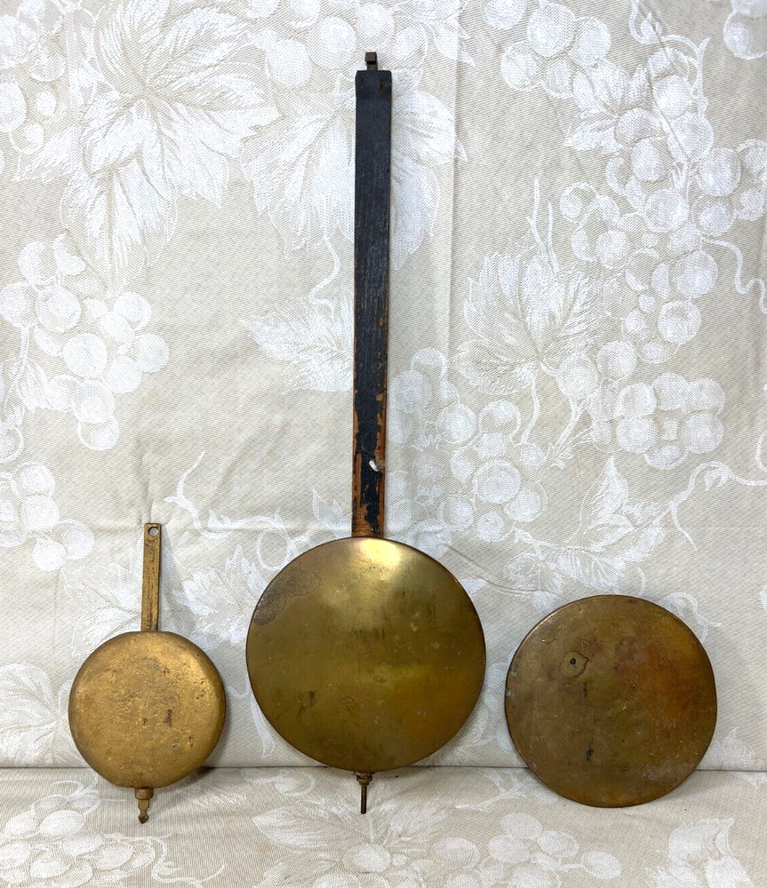 Antique Mechanical Clock Pendulums and Bobs