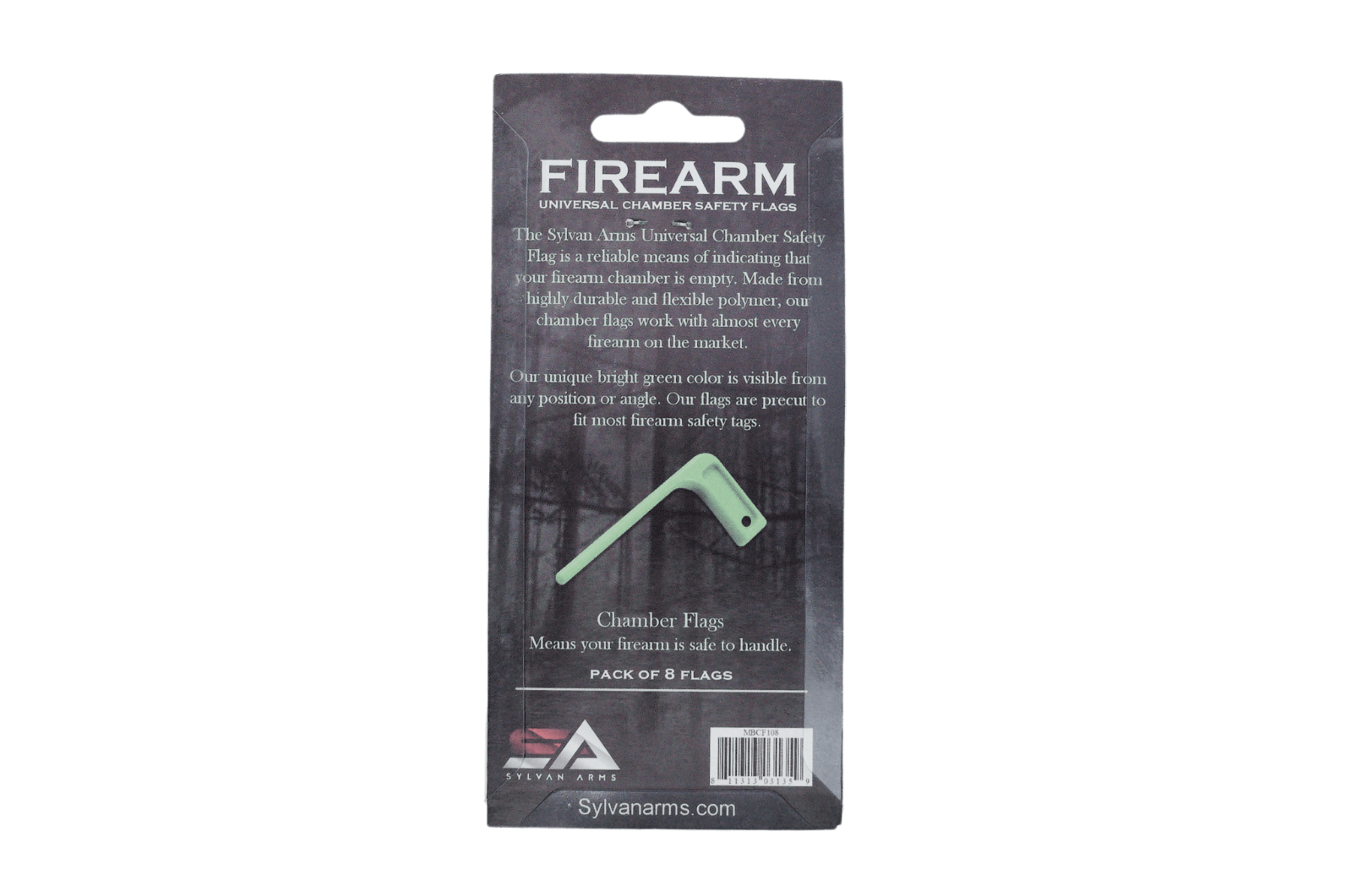 Sylvan Arms Empty Chamber Safety Flags with 3 Key Ring Tags