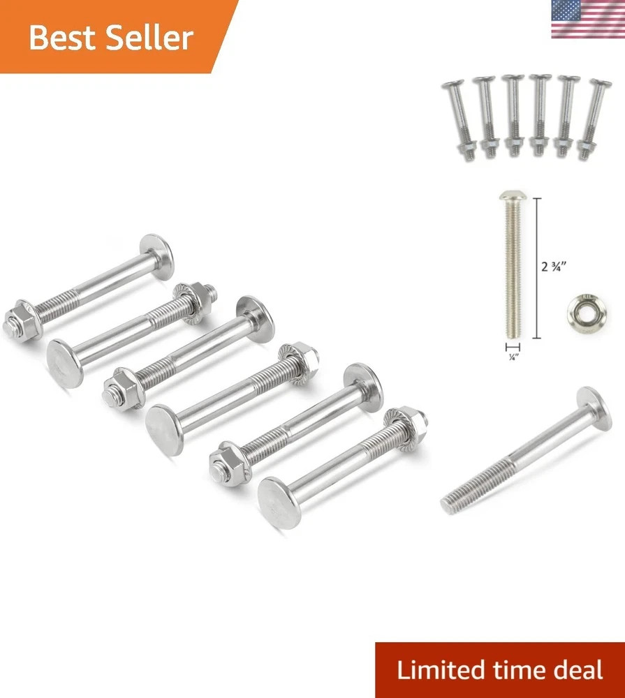 HYDROTOOLS Pool Ladder Step & Hardware Replacement – One Size Bolt Repair Kit...