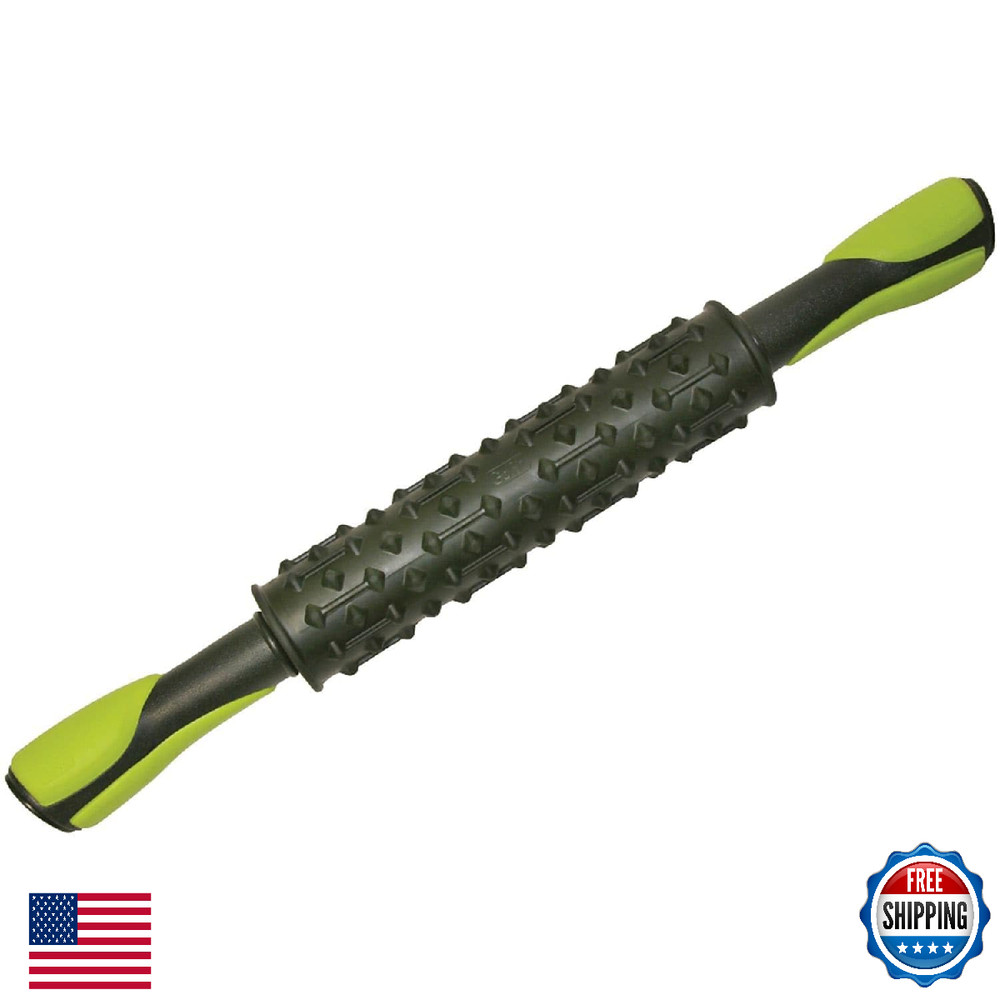GoFit Extreme Massage Bar - Deep Tissue Muscle Roller & Training Manual