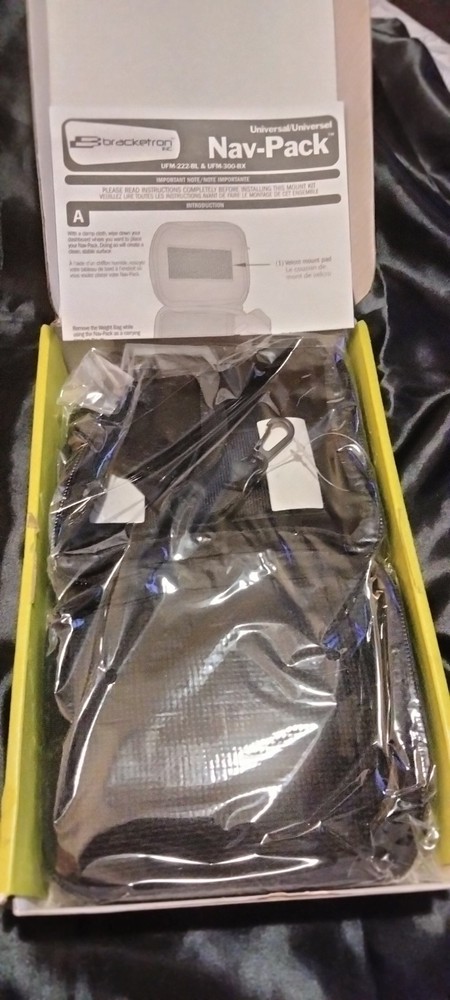 Bracketron Nav-Pack Universal Weighted GPS Dash Mount Carrying Case