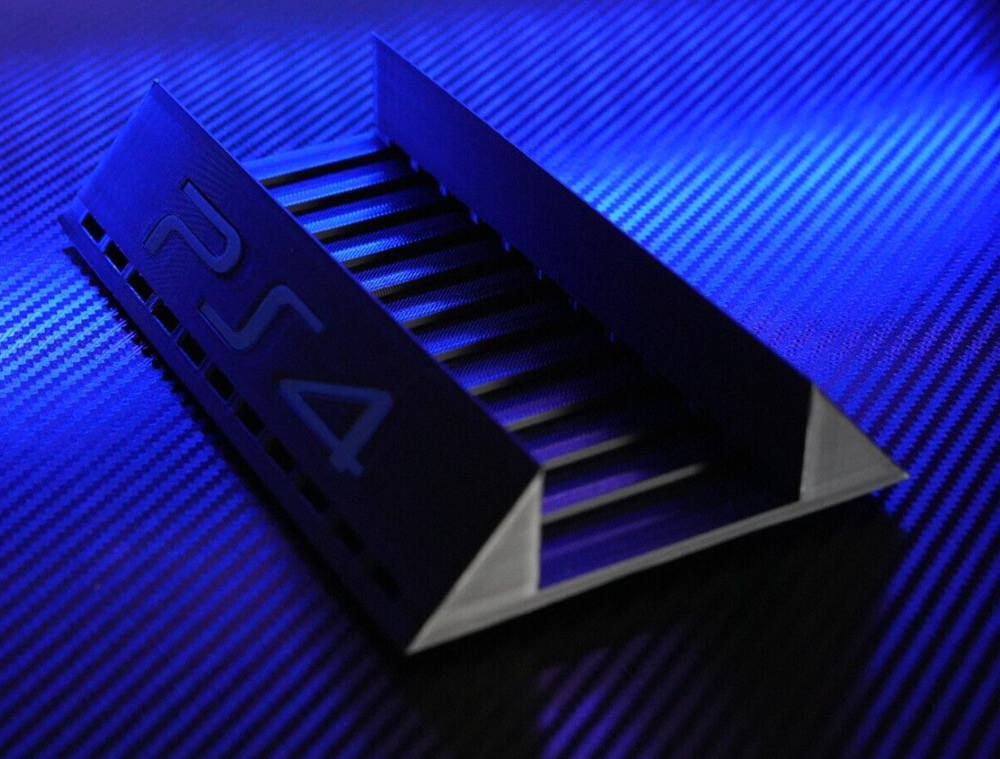 Playstation 4 Pro Vertical Stand 3d printed