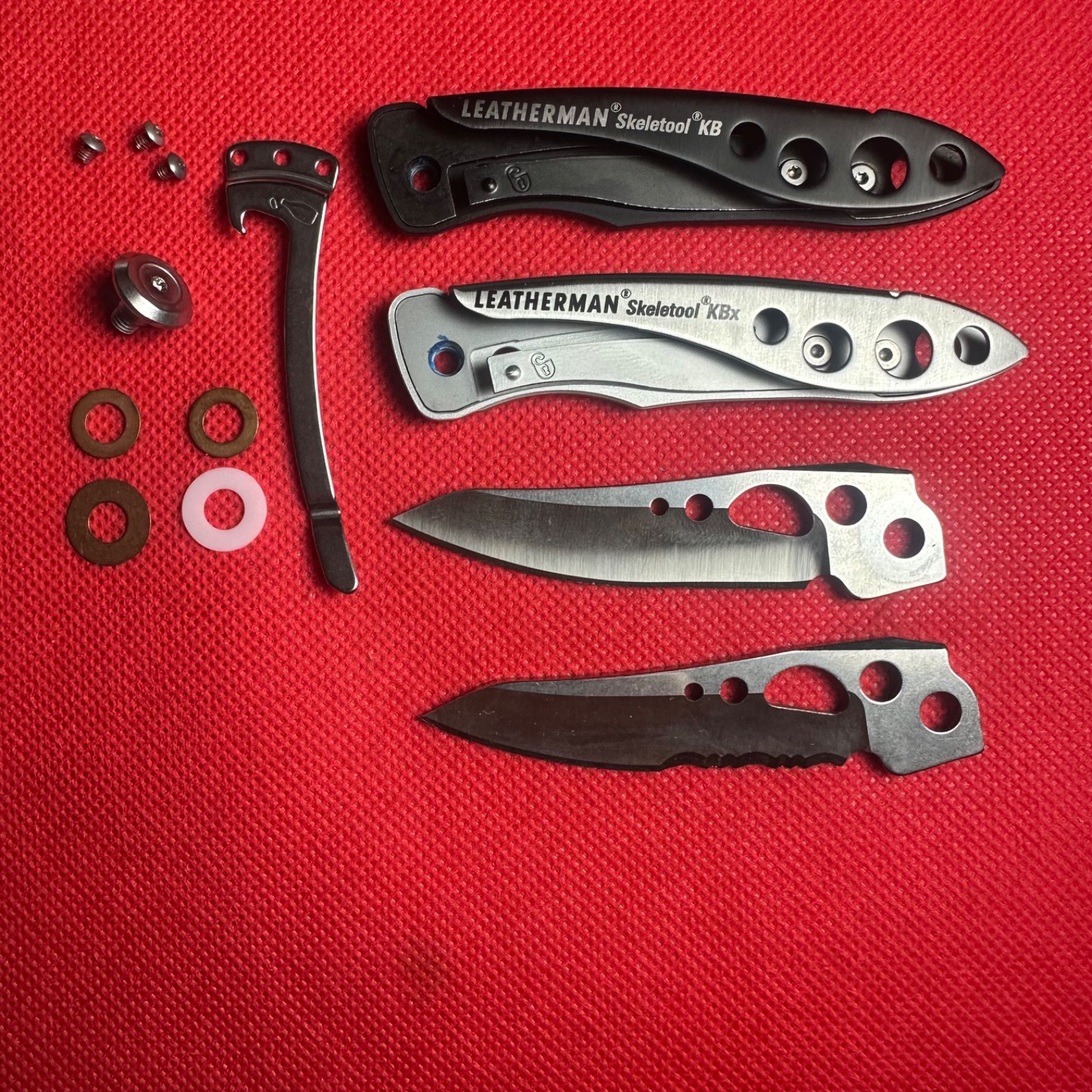 New replacement parts Leatherman SKELETOOL KB KBx: One part for Repair or Mod