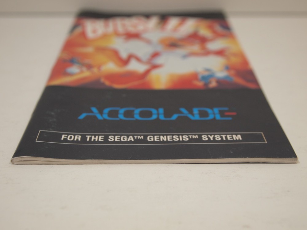 Bubsy II (SEGA Genesis) Authentic MANUAL ONLY