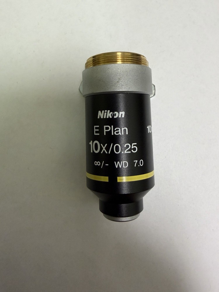 Nikon E Plan 10x 0.25 Microscope Objective Lens for E Series Microscope