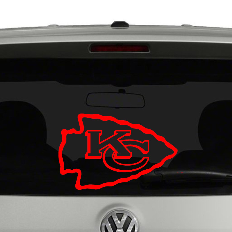 KC Kansas City Chiefs Window Sticker Vinyl Decal any size any color