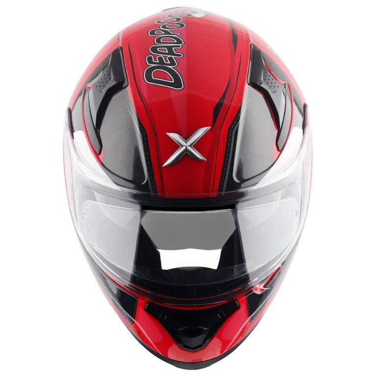 AXOR "Apex Marvel DEADPOOL" DOT & ECE Approved Full Face Motorcycle Helmet