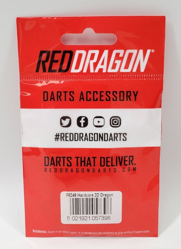 Hardcore 2D Holographic Dragon Extra Thick Standard Dart Accessories