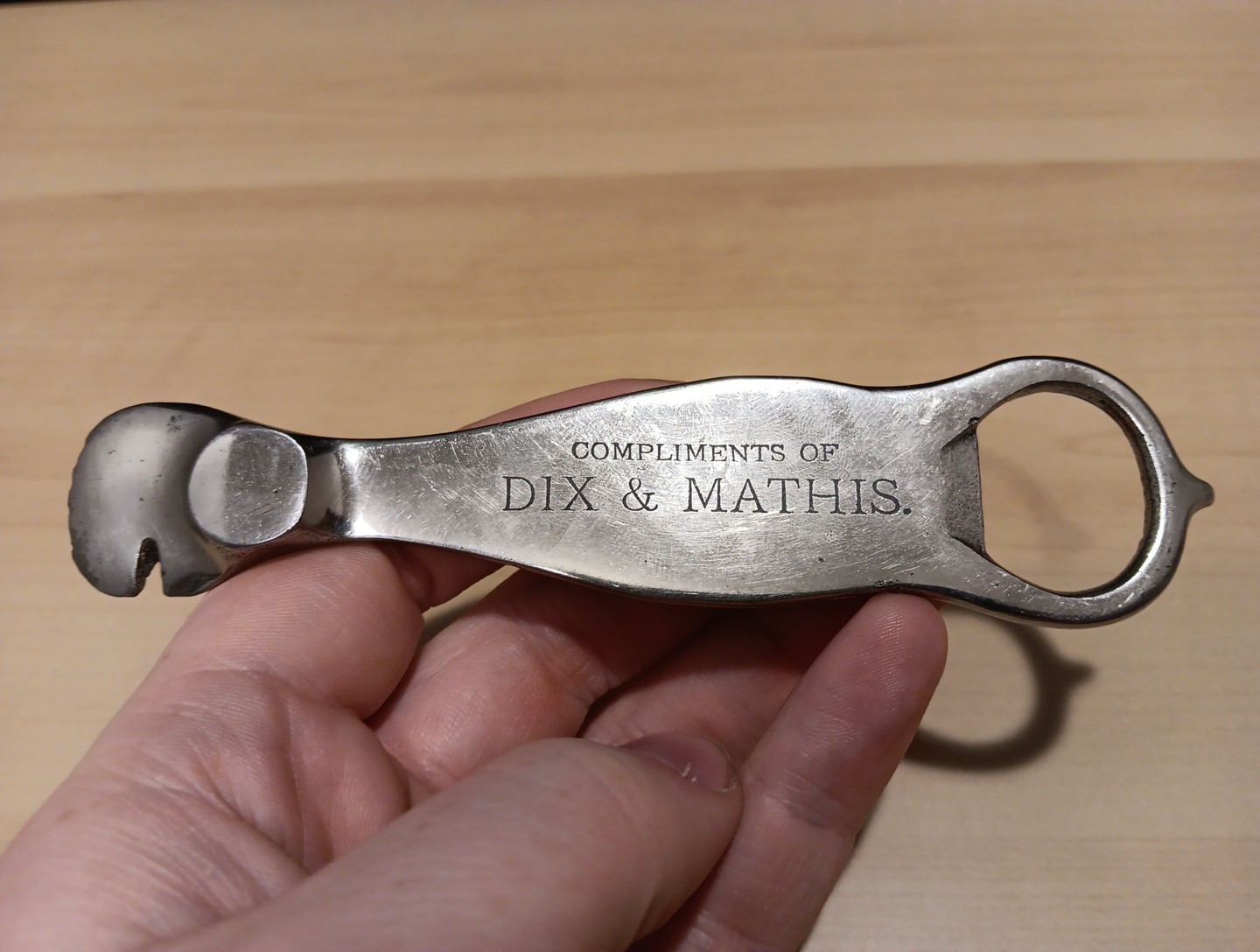 Virginia Harned Havana Cigars Dix & Mathis Cigar Box & Bottle Opener Tool