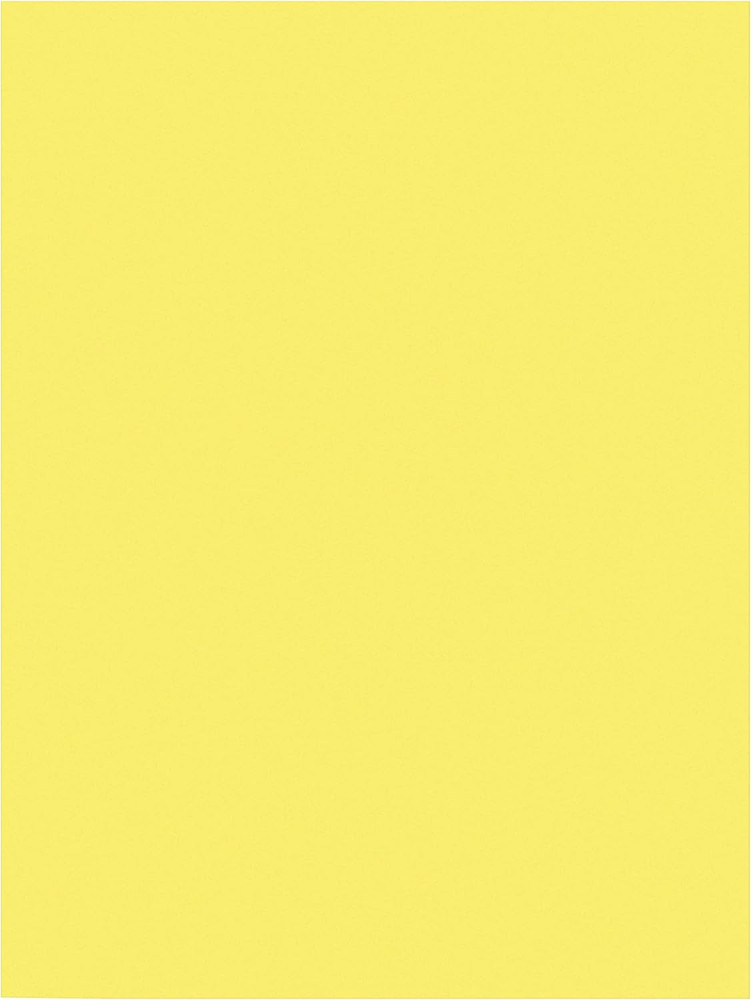 (Formerly ) Construction Paper, Yellow, 9" x 12", 100 Sheets